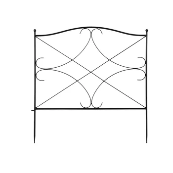 

Fashionable And Beautiful Diamond Iron Garden Fence 24*24" A Set of 5 Pieces