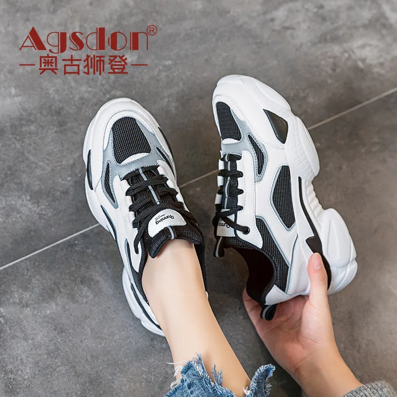 

Dad Shoes Women's INS Fashion Autumn agsdon 2019 New Style Network Red Fire Reflective Panda Wisdom Smoked Athletic Shoes