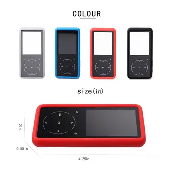 

Silicone Protective Case Flexible Cover for SOULCKER D16 MP3 Player Accessories 63HD