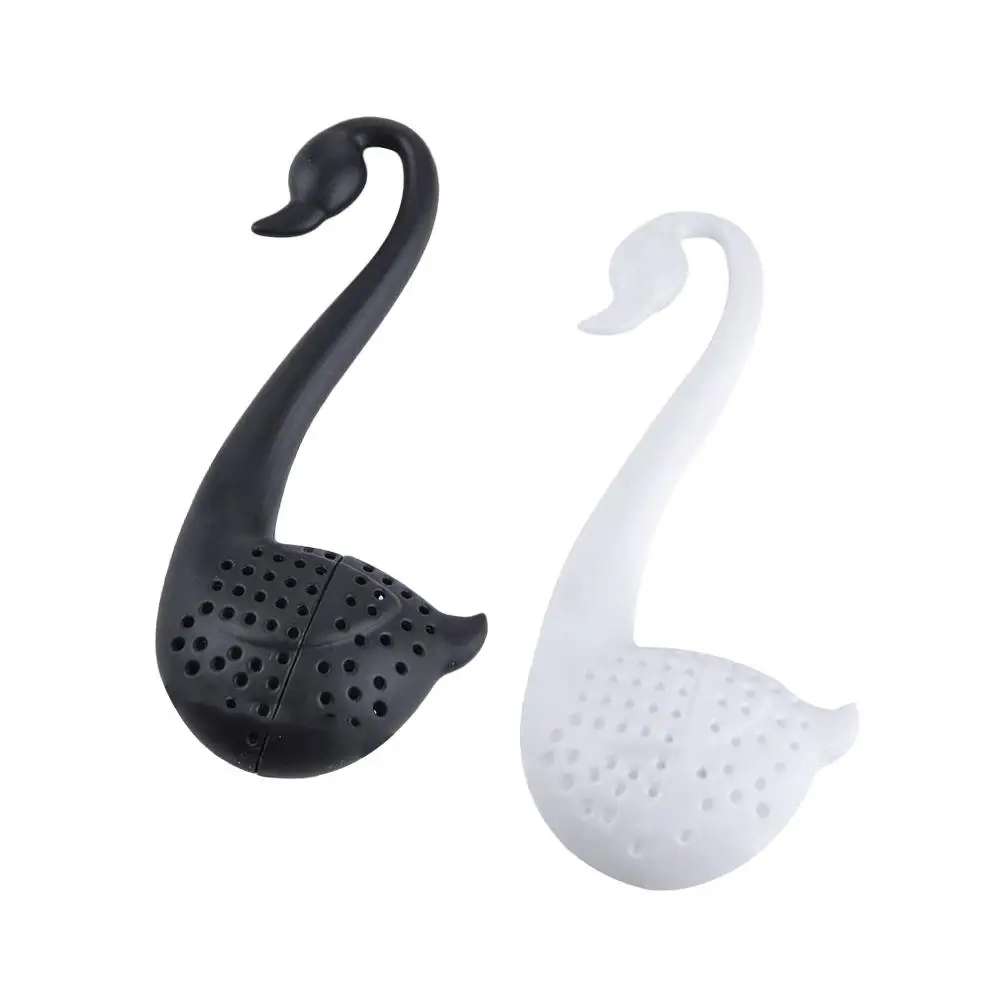 

Innovative Tea Infuser Elegant Swan Shape Spoon Colander Tea Strainer Teas Filter For Brewing Device Herbal Spice Kitchen Tools