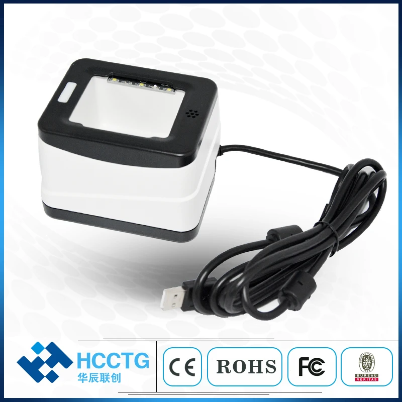 USB RS232 мобильный платежный ящик проводной 2D считыватель штрих-кодов qr-кодов HS-2001B |