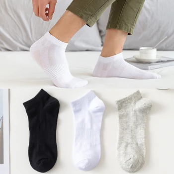 

1Pair Summer Breathable Comfortable Men's Socks Short Ankle Socks Men Solid Mesh High Quality Male Invisible Boat Socks Hot Sale