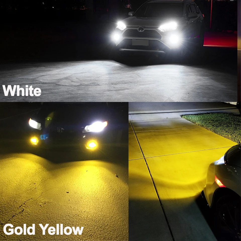 SEALIGHT H8 mistlampen, 10.000 lm, 600% helderheid, 5530 led