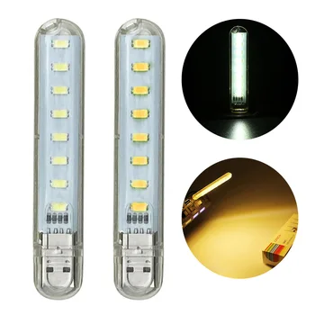 

Flexible Office Small Bedroom Plastic Lighting Energy Saving USB LED Lamp Night Light For Computer Mobile Power Universal Home