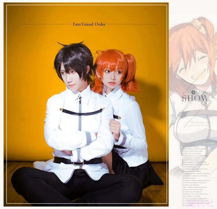 Горячая игра Fate/Grand Order мужской костюм Gudako Grand Master Fujimaru Ritsuka Косплей Костюм Школьная форма вечерние костюмы на Хэллоуин