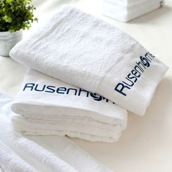 

Cotton white bath towel for Hotel thickening absorbent 700g (without logo )80*150cm