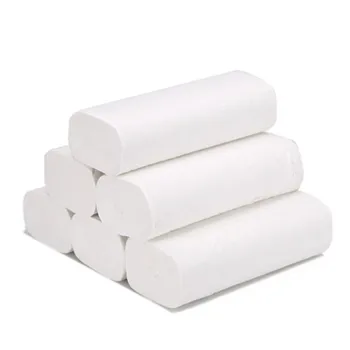 

In stock 12 Rolls White Toilet Paper Toilet Roll Tissue Roll Pack Of 12 Paper Towels Tissue Dinner Table Napkins Paper Towels