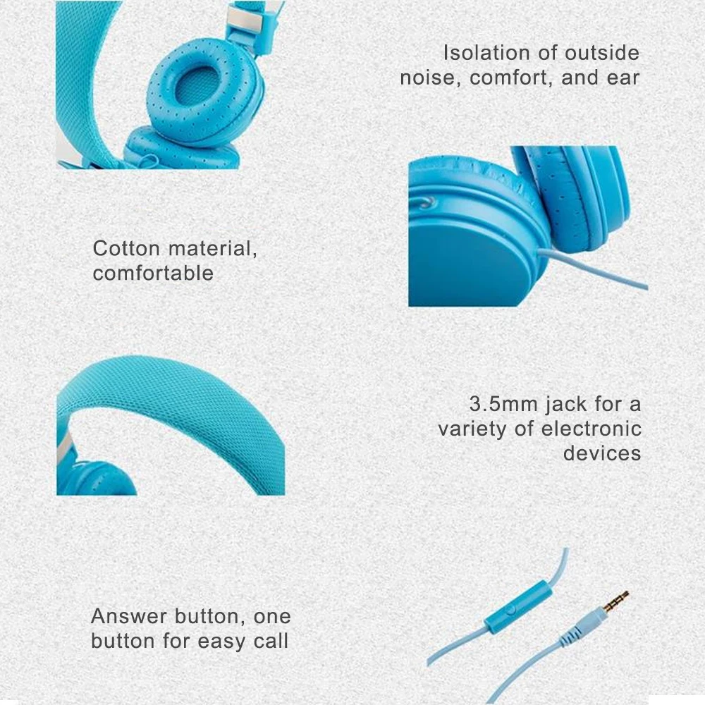 Wired Professional Studio Pro DJ Headphones With Microphone Over Ear HiFi Monitor Music Headset Earphone For Phone For PC