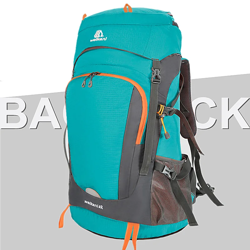 

65L Climbing Hiking Camping Backpack Waterproof Trekking sport Bag Outdoor Travel pack Men women Mountain Rucksack