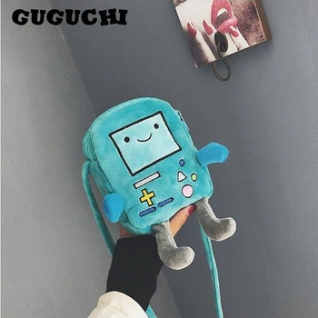 

Fashion Cute Lovely Cartoon Robot Women Shoulder Bags Messenger Bags 2020 New Female Zipper Soft Mini Handbags