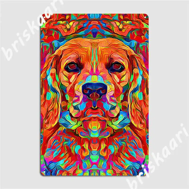 Beagle Abstract 1 Metal Sign Cinema Living Room Home Garage Decoration Crea Poster In Metallo