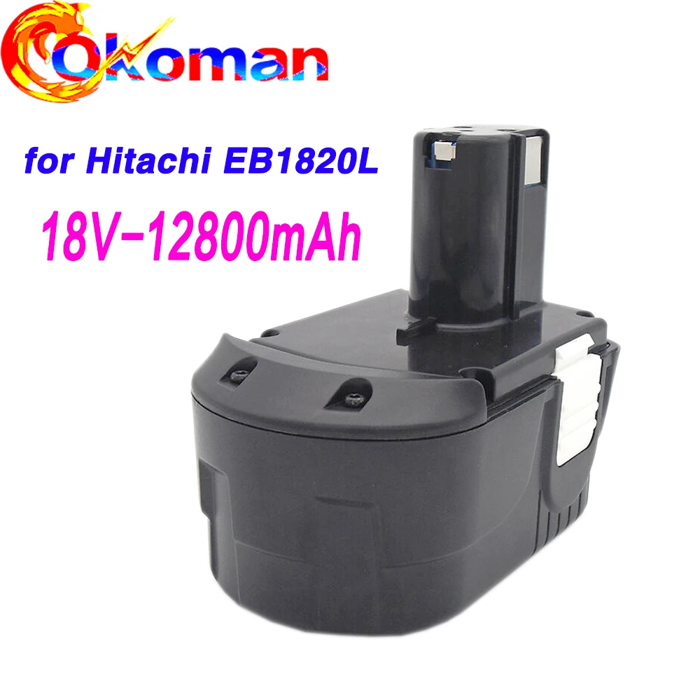Rechargeable Battery 18V NI-MH 9800mAh for Hitachi Power Tool Screwdriver Drill: EB1820 EB1812 EB1830H EB1833X EB18B 322437 | Электроника