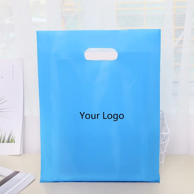 Thank You Plastic Bags for Gift Shopping Poly Packaging Customized Brand Business Logo 2.5 Mil (Printing Fee is not Included) 3