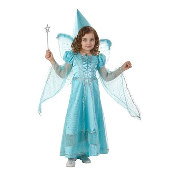 

Carnival costume "Fairy tale", velvet, size 34, height 134 cm, blue