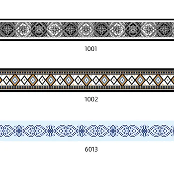 

Mirror Wall Stickers DIY 3D PVC Self-Adhesive Border Skirting Ceiling Stickers Wall Mural Waterproof JS23