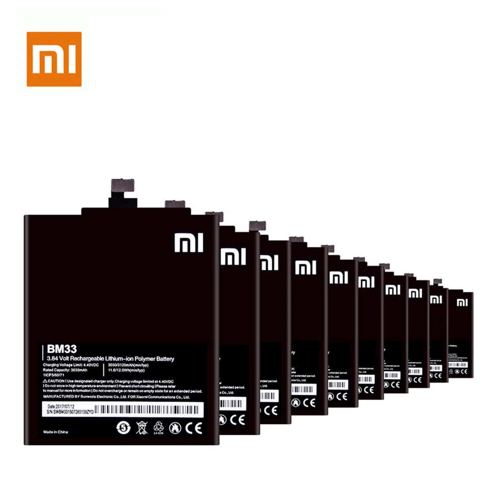 10 шт. Xiao mi оригинальный BM33 Аккумулятор для Xiaomi 4i M4i реальная емкость Замена