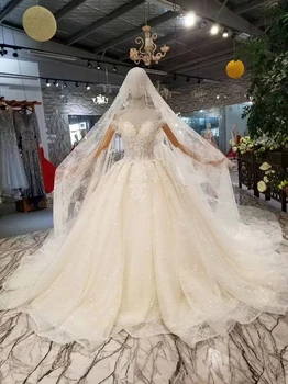 

BGW 2021121ht Sweetheart Wedding Gowns Give A Veil With Crystal Off The Shoulder Lace Up Back Wedding Dresses 2020 Ball Gown
