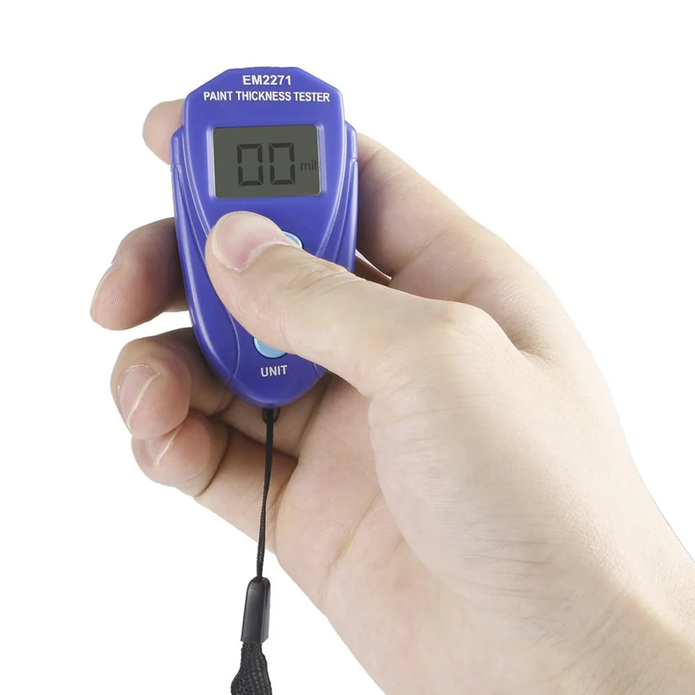 

Mini Digital Painting Thickness Tester Meter LCD Car Coating Thickness Gauge VJ-Drop