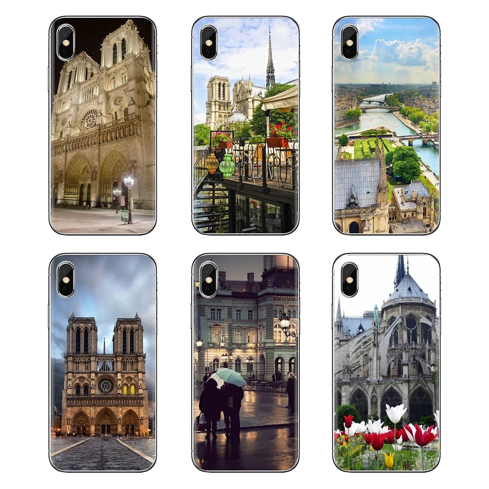 Для huawei G7 G8 P7 P8 P9 P10 P20 P30 Lite Mini Pro P Smart Plus 2017 2018 2019 мягкие корпусные Чехлы Catedral de Notre-Dame