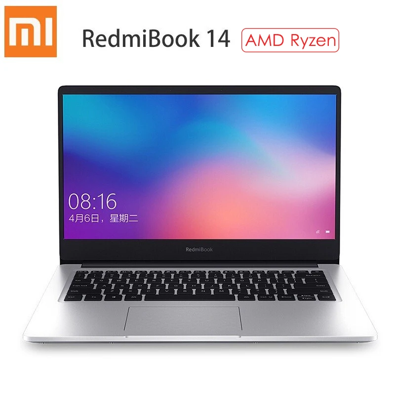 Ультратонкий ноутбук Xiaomi RedmiBook 14 AMD Ryzen 7 3700U Radeon Vega10 графика 16 Гб ОЗУ 512 SSD Windows 10