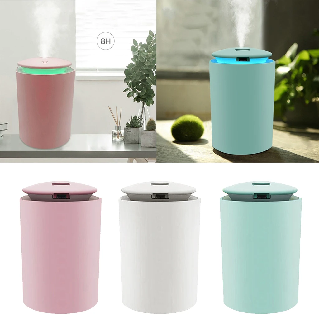 Refillable Cool Mist Humidifier USB Aroma Essential Oil Diffuser Home Spa Yoga Office Study Room
