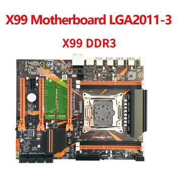 

X99 Motherboard DDR3 LGA2011-3 M.2 Support 4X32G USB3.0 SATA3.0 for Xeon V3 and I7 Series