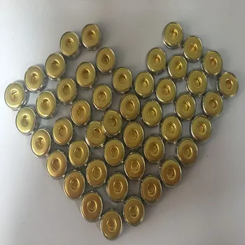 

1000pcs/lot 4.0 Medical button ECG Snap fittings Hardware stamping electrocardiograph metal button lead Gold-plated ECG Button