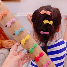 10371 Южная Корея, стиль, акриловые полые заколки-бабочки, яркие цвета, Детская повязка на голову для девочек, BB Clip Bang Clip