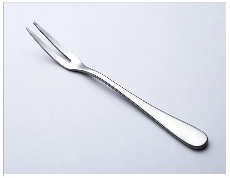 Creative Stainless Steel Fruit Fork Set Fruit Stick Cake Dessert Fork Spoon Korean Style Fashion Family Party