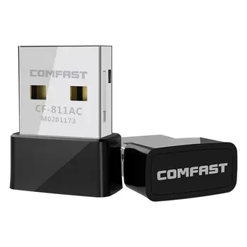 

COMFAST CF-WU811AC Black Apple MAC Wireless Network Card 650M Dual Band PC USB Wireless Card Compatible With Windows And MAC