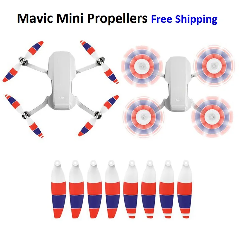 4 пары Mavic Mini пропеллеры 4726F складные с низким уровнем шума для DJI Drone