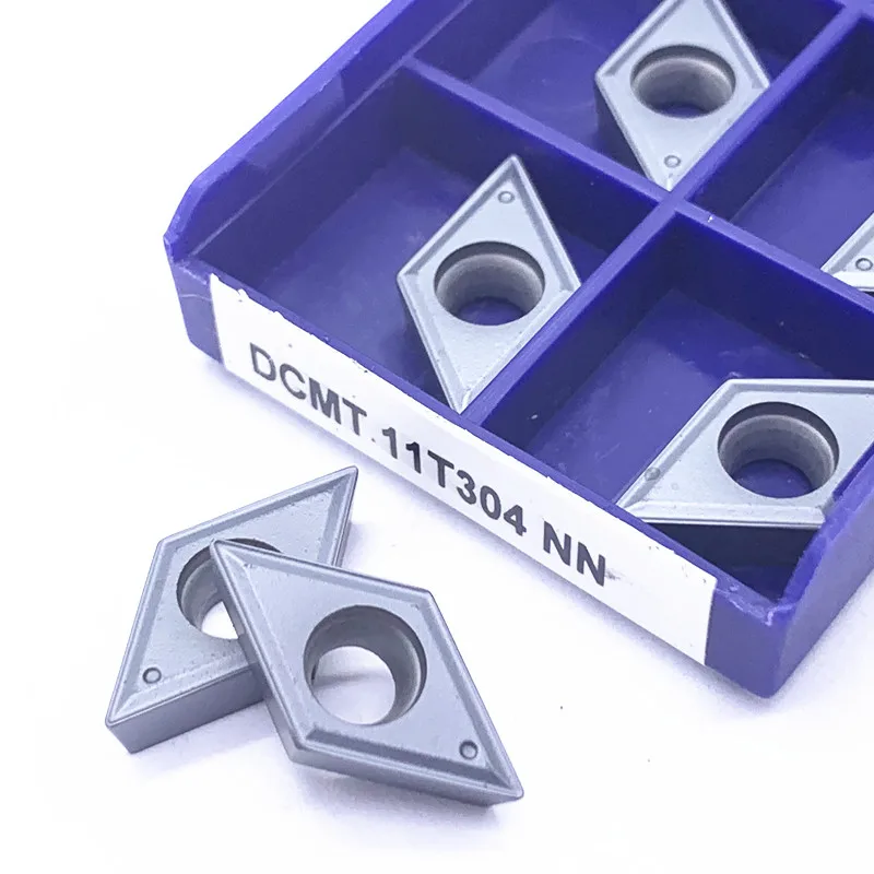 Токарные Инструменты из карбида вольфрама DCMT 11T304 NN LT10 вставка лезвия CNC фрезерная