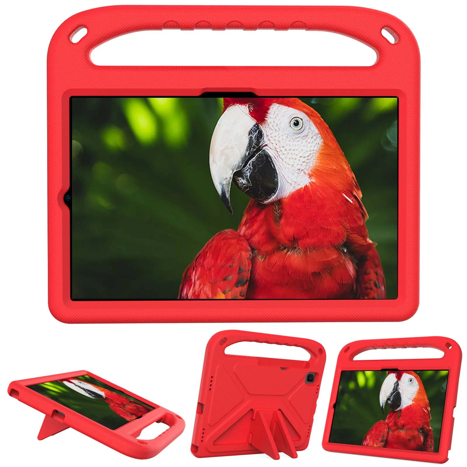 Kids Safe EVA Tablet Case For Samsung Galaxy Tab A7 Lite 8.7 2021 SM-T220 T225 Galaxy Tab A7 10.4 SM-T500 Shoulder Strap Cover