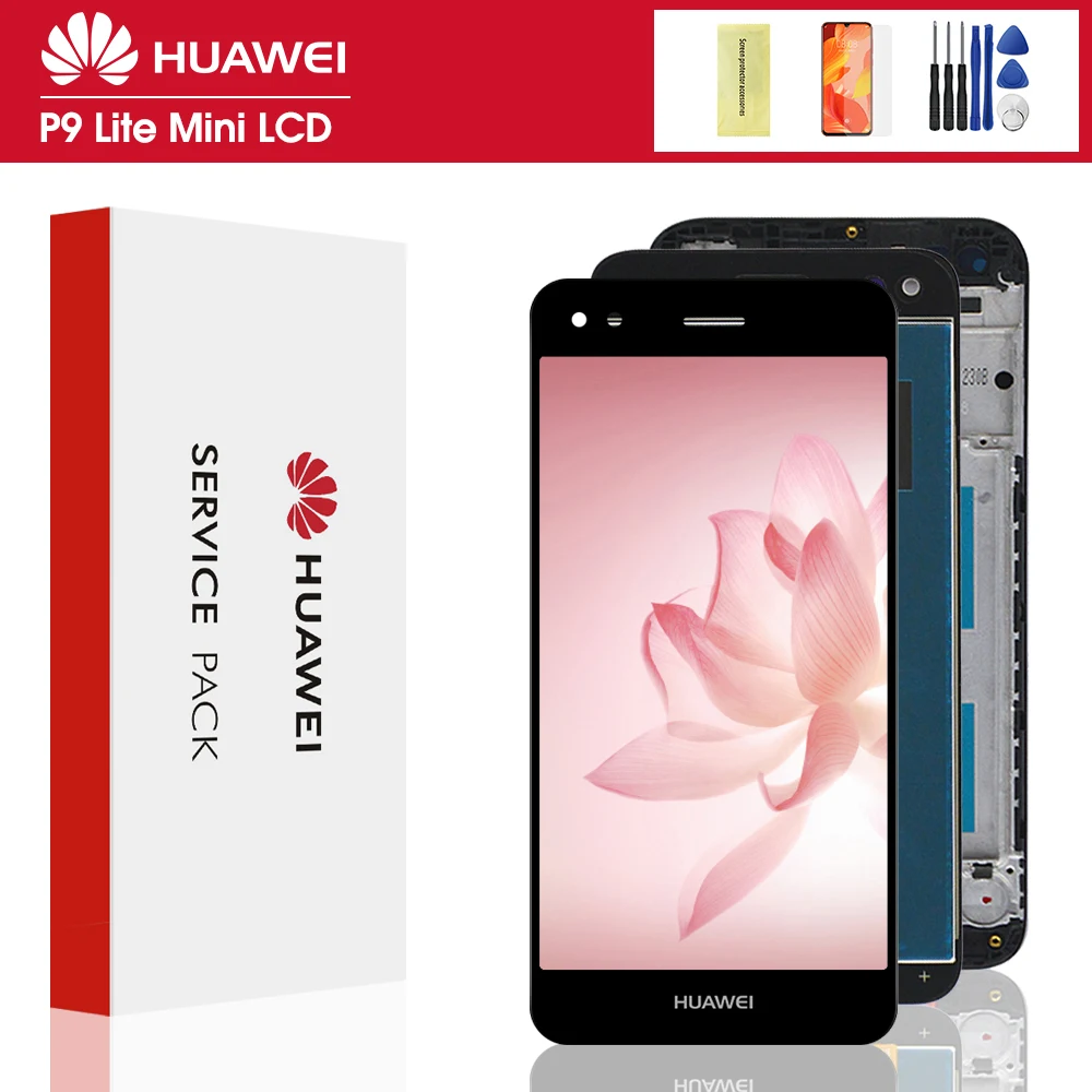 Дисплей 5 0 ''для Huawei Y6 Pro 2017 / P9 Lite мини-дисплей SLA-L02 ЖК-дисплей сенсорный экран в