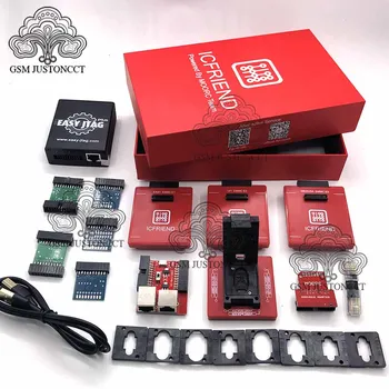 

the Newes Z3X Easy jtag plus box + ICFRIEND MOORC EMMC BGA / E-MATE X Emate box EMMC BGA 13 IN 1 for 100 136 168 153 169 162 186