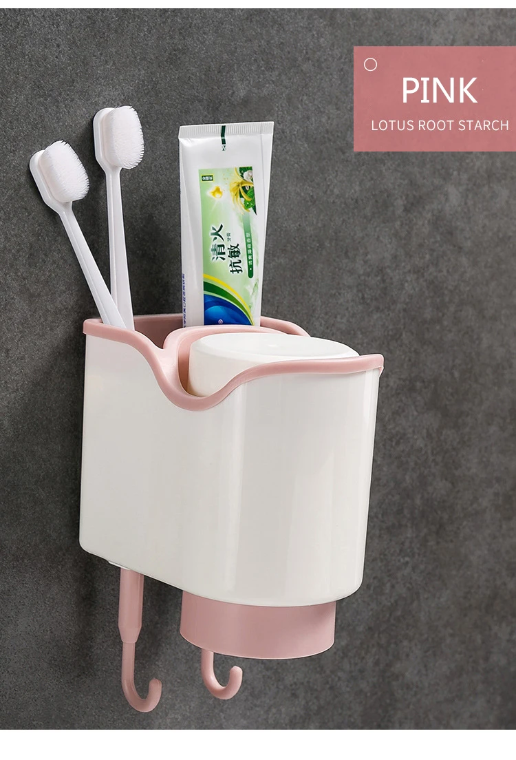 Набор аксессуаров для ванной комнаты, держатель для зубных щеток, автоматический дозатор для зубной пасты, настенная полка для ванной