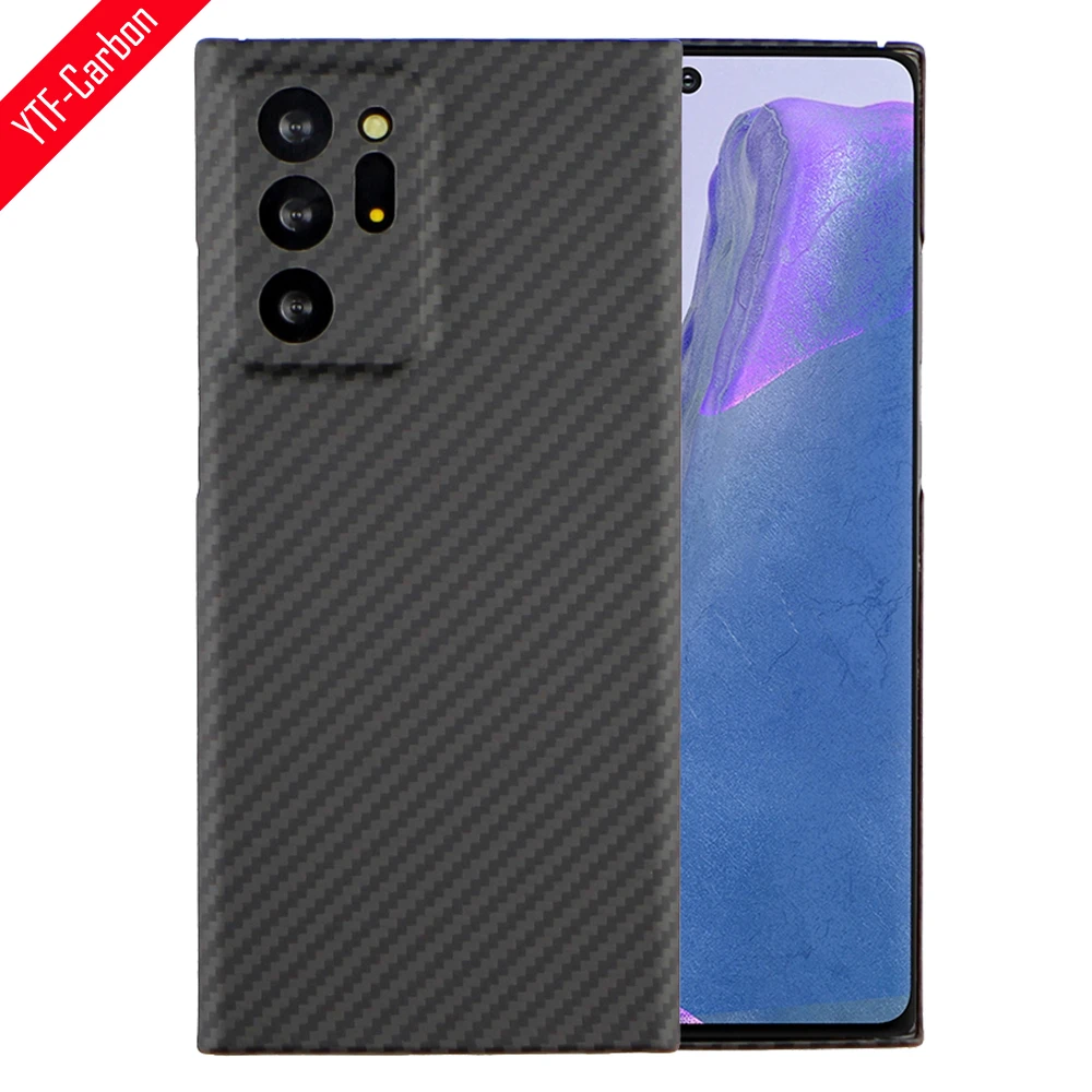 galaxy s22 ultra case YTF-carbon real carbon fiber case For Samsung Galaxy NOTE 20 Ultra case Fine hole camera anti-fall cover Galaxy NOET 20 shell best galaxy s22 ultra case