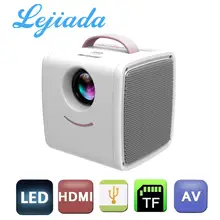 Mini proiettore portatile LCD LEJIADA Q2 supporto 1080P Full HD HDMI compatibile USB per bambini studio proiettore regalo di natale