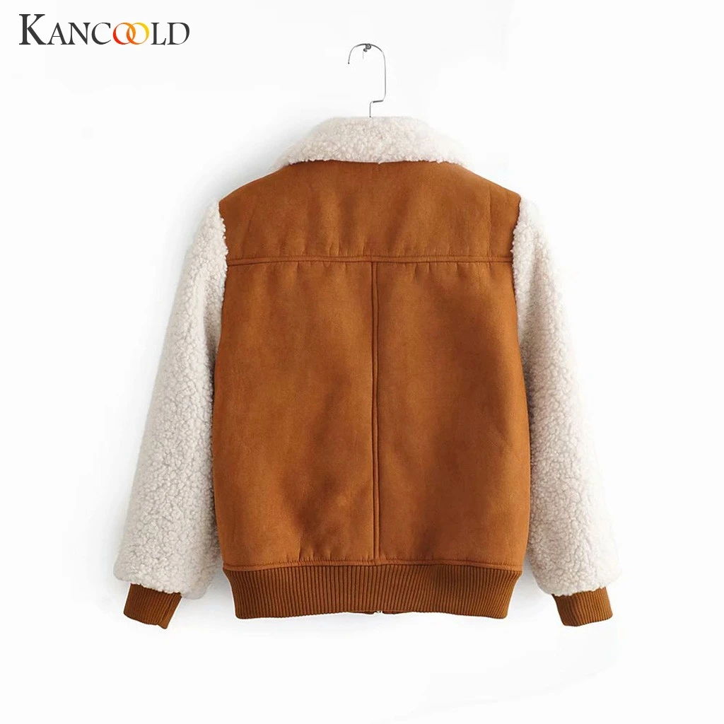 KANCOOLD пальто, зимнее женское теплое пальто из искусственного меха на молнии, парка, верхняя одежда, модные пальто и куртки для женщин 2019AUG15