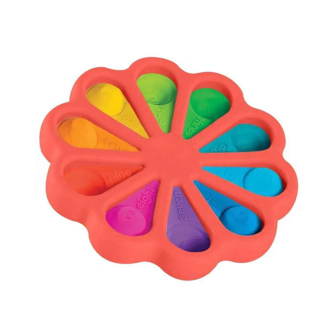 Flower Dimple Simple Squeeze Toys Sensory Toy, Stress Relief Hand Toys For Kids Adults img4