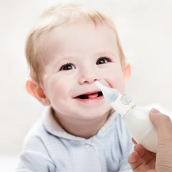 

Silicone Baby Nasal Aspirator Preventing Backflow Infant Nasal Mucus Manual Cleaning Tools Nose Care