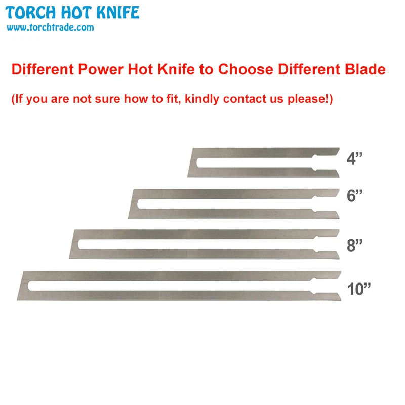 1PC High Quality 5/10/15/20/25CM R Blade Nickel-Chromium Alloy Electric Hot Knife Spare Blade For Hot Cutting Machine Accessory 2