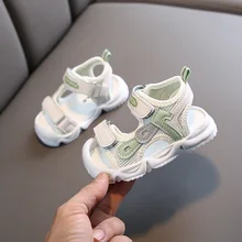 Sandalias clásicas antideslizantes para recién nacido, zapatos antideslizantes de fondo suave, informales, para verano