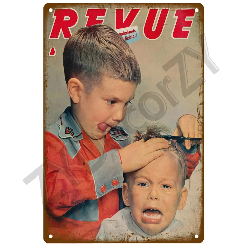 Barber Shop Zinn Zeichen Poster Vintage Wand Poster Metall Zeichen Dekorative Wand Platte Küche Plaque Metall Vintage Decor Zubehör – Detail 18