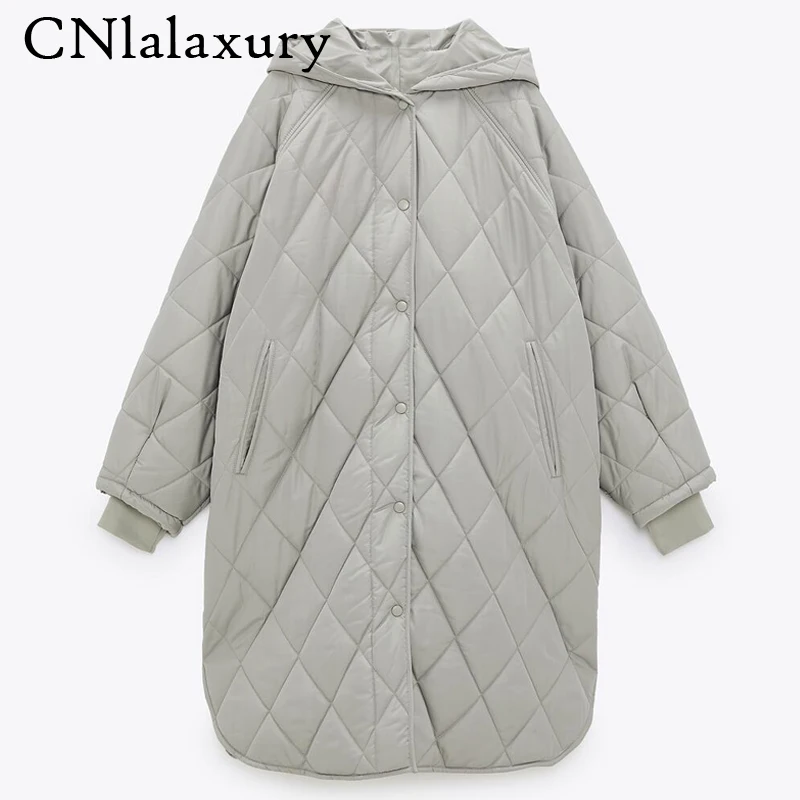 2020 Зимняя парка CNlalaxury женские куртки пуховое хлопковое длинное пальто с