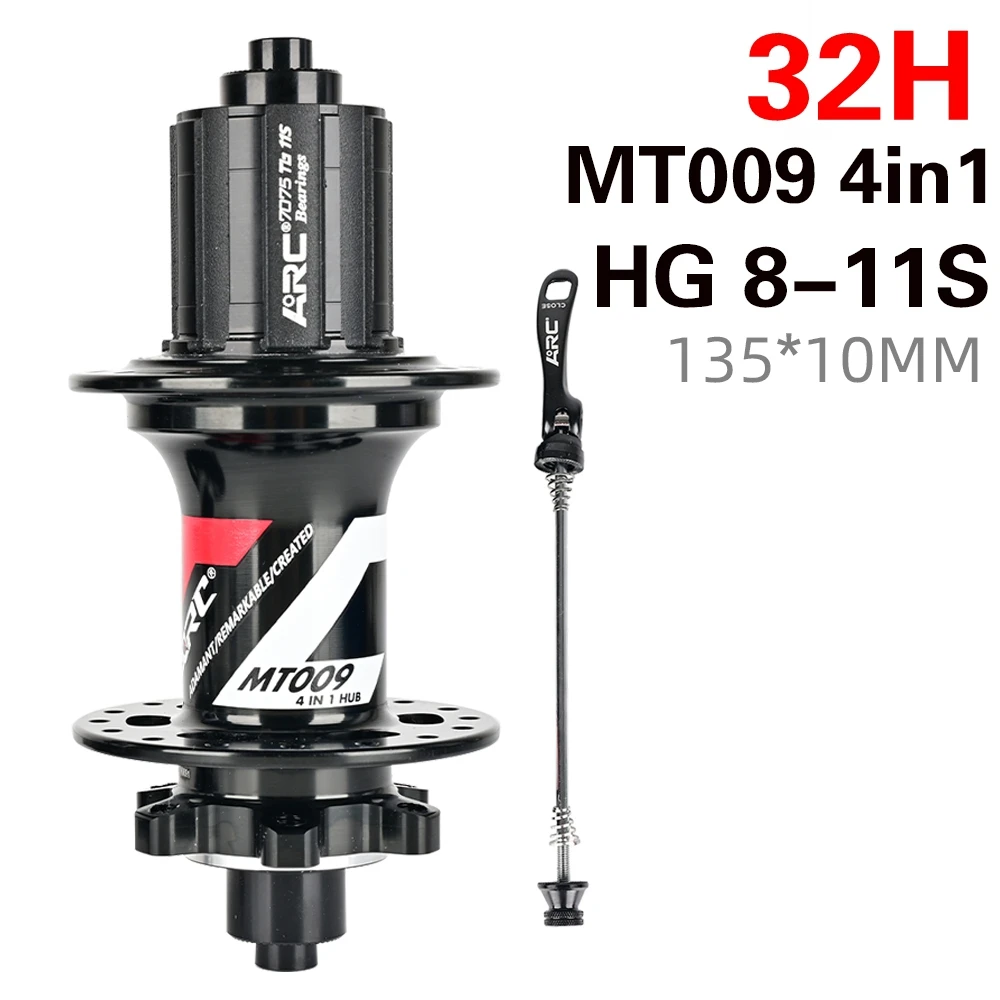 Arc 009 Front Or Rear Bicycle Hub 6 Claw 114t Noise Mountain Bike Nbk