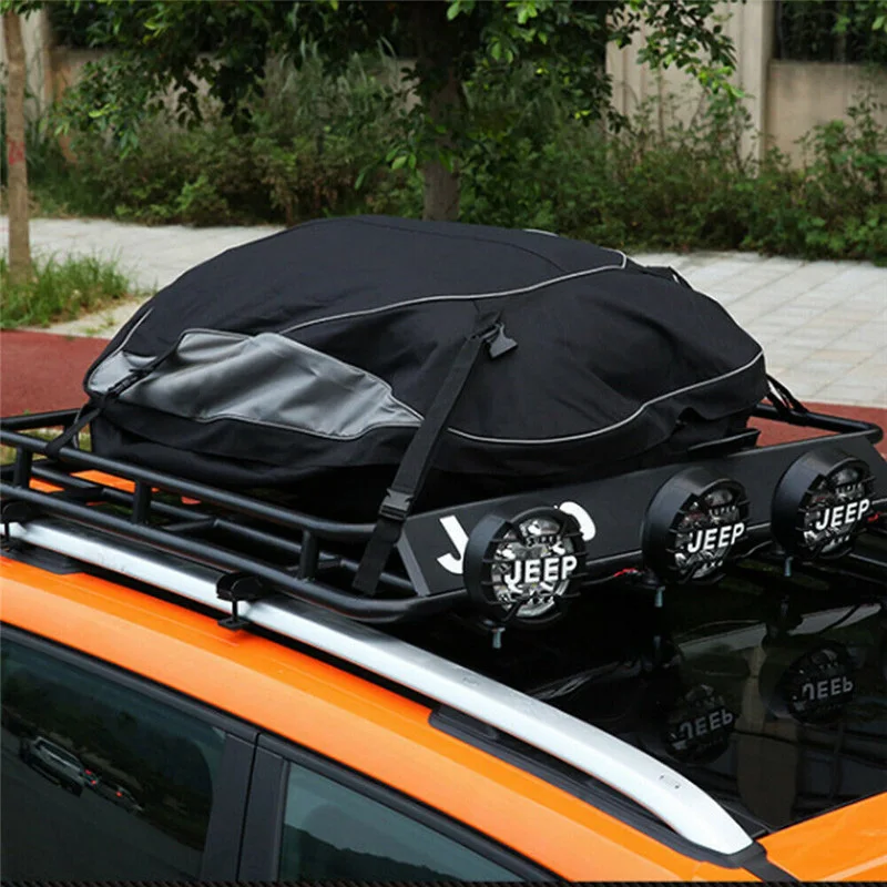 160x110x45 см универсальная водонепроницаемая автомобильная сумка на крышу для багажника, грузовая Сумка-переноска, черный багаж для хранения, для путешествий, Водонепроницаемый внедорожник-фургон для автомобилей