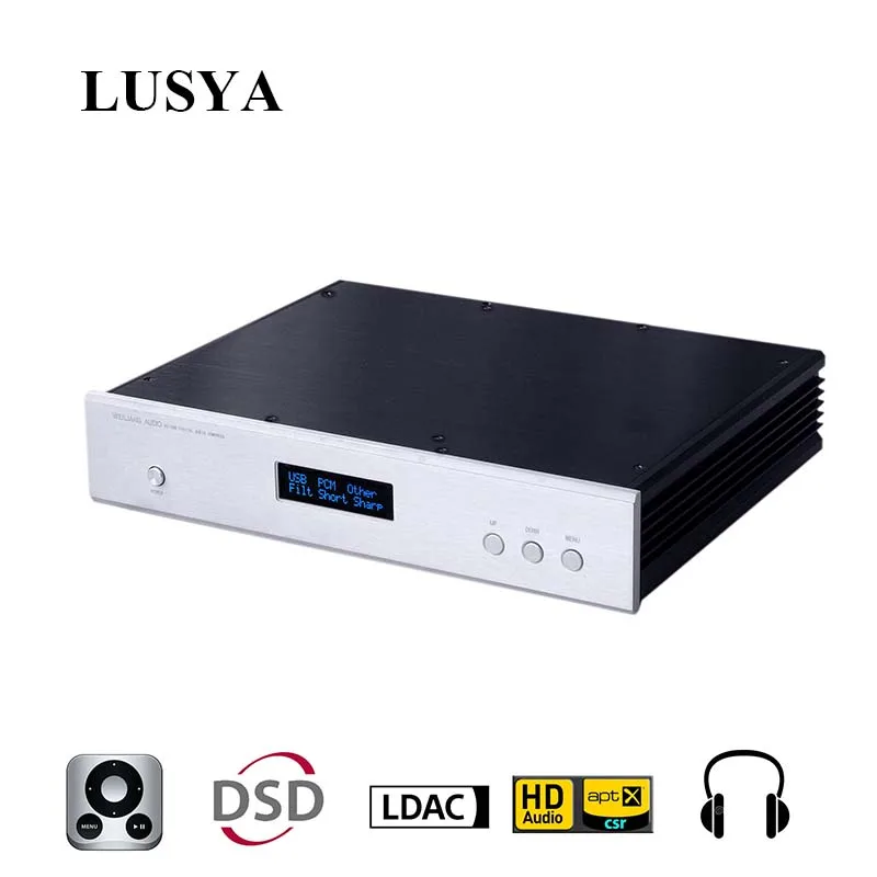 

Lusya Ak4499 Full balance DAC decoder CSR8675 Bluetooth 5.0 APTX-HD LDAC Coaxial fiber Input with usb card T1045
