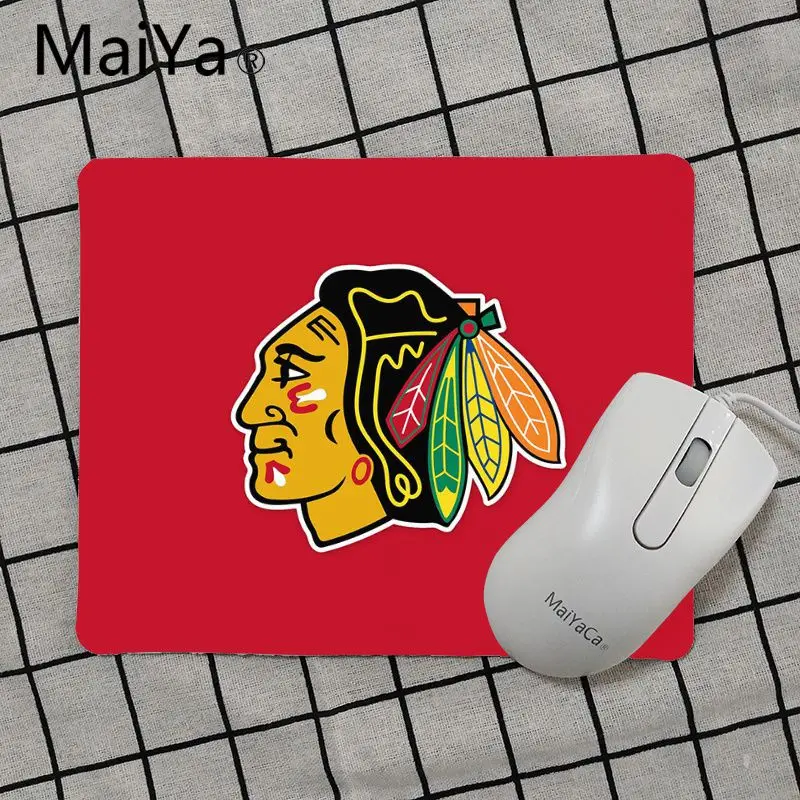 Maiya высокое качество Chicago Blackhawks силиконовый коврик для мышки игра Топ продаж подставка под руку мышь