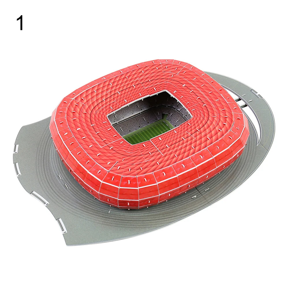 Детская забавная модель футбольного стадиона 3D головоломка игра DIY игрушка Детские развивающие игрушки для детей подарок
